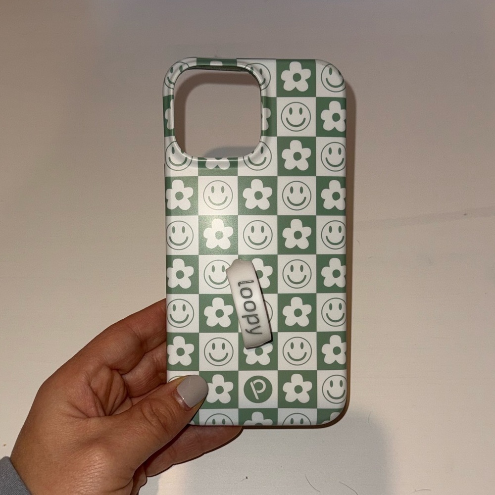 Groovy Sage Checkered! iPhone 13 Pro Max Case